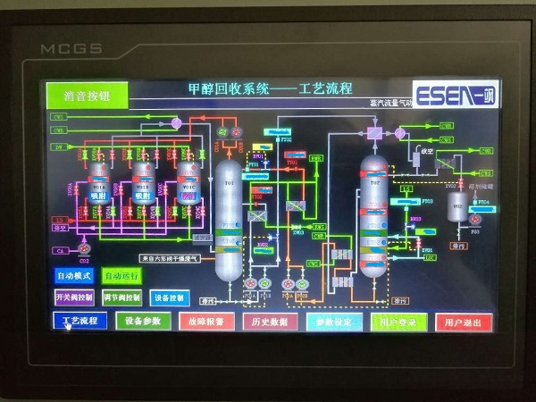 河北某制药公司甲醇废气处理系统